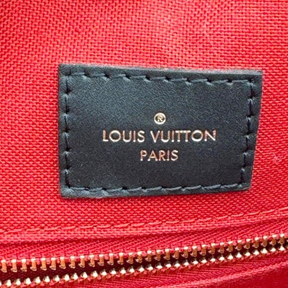 Louis Vuitton  Onthego MM Giant Monogram Reverse Canvas Tote Bag Brown - Picture 12 of 12